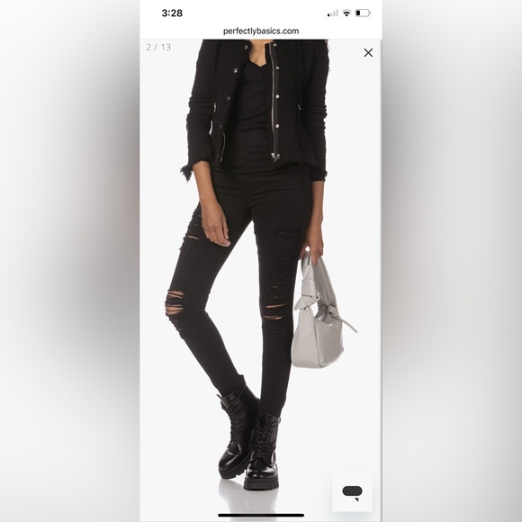 Frame Denim le skinny ripped in US size 26. - Picture 5 of 16